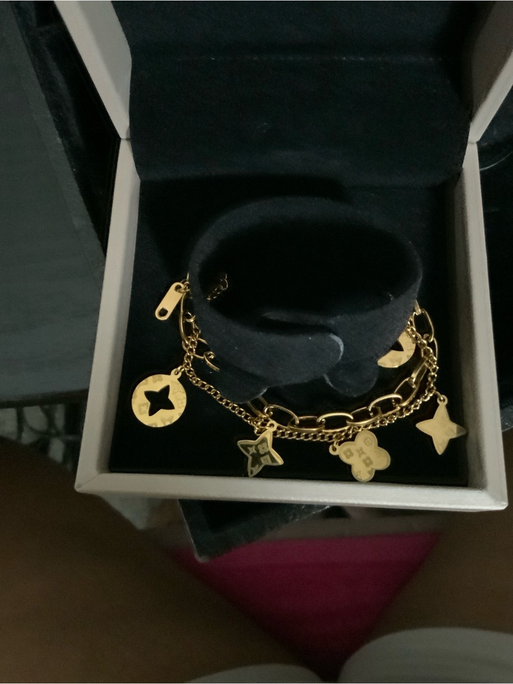 Gold Charm Bracelet - Women Jewelry